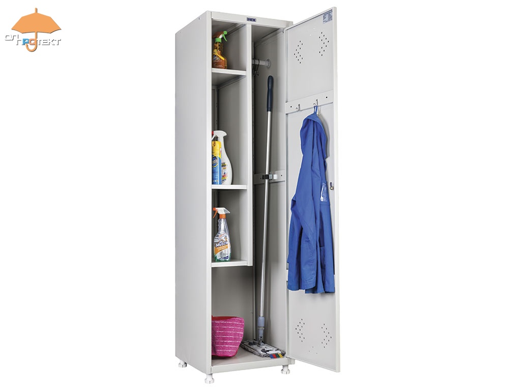 шкаф для хранения рабочей одежды и инвентаря